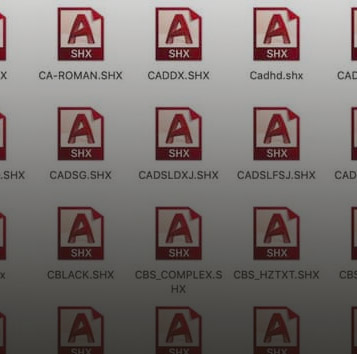800个AutoCad mac版字体打包 工程制图字体不再缺失